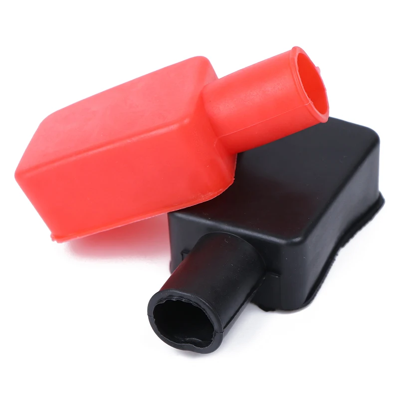 1 Pair Universal Car Battery Terminal Cap Negative Positive Terminal Covers Protector Car Accessories Battery