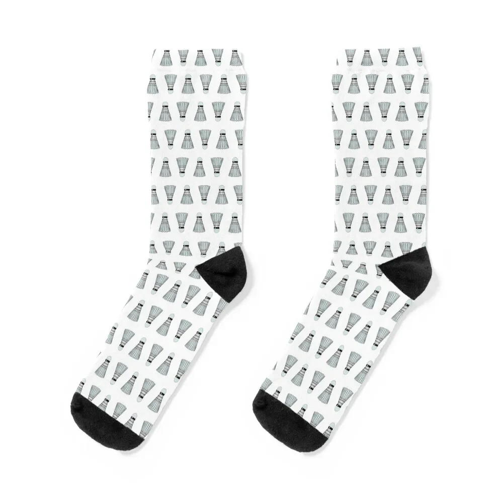 

Vintage retro cool badminton shuttlecock sports pattern gift Socks tennis Stockings Boy Child Socks Women's