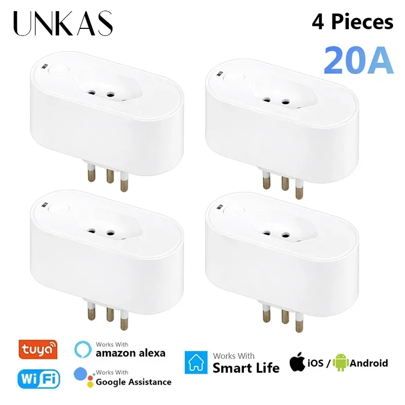 مقبس توصيل ذكي واي فاي قياسي 20 أمبير من تويا البر...