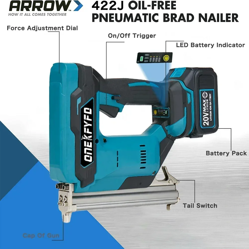 brad nailer makita air stapler