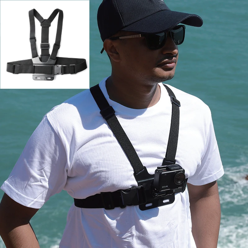 SJCAM Pet Harness Mount Or Head Strap Or Chest Mount Harness For C300 C200 C100 SJ20 SJ11 SJ10 SJ8 SJ6 SJ5000 SJ4000 Action Cam 4