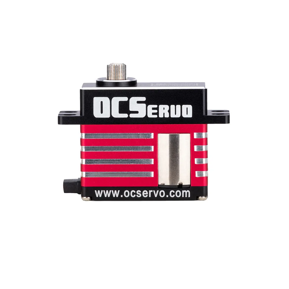 Servo Digital OCServo OCS-D2107 21kg.cm 0.07s/60° - Haute Performance pour Modèles RC, vue arrière avec dissipateur