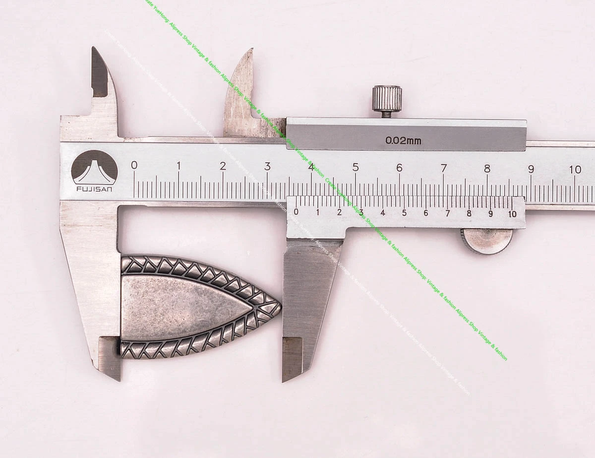 Massive Antik-Silber-Endstangen-Dornschließe, 3-teiliges Set, DIY-Lederhandwerk, westliches Muster, Zaumgürtel, Schnalle, Ersatz, passend für 24 mm – Detail 14