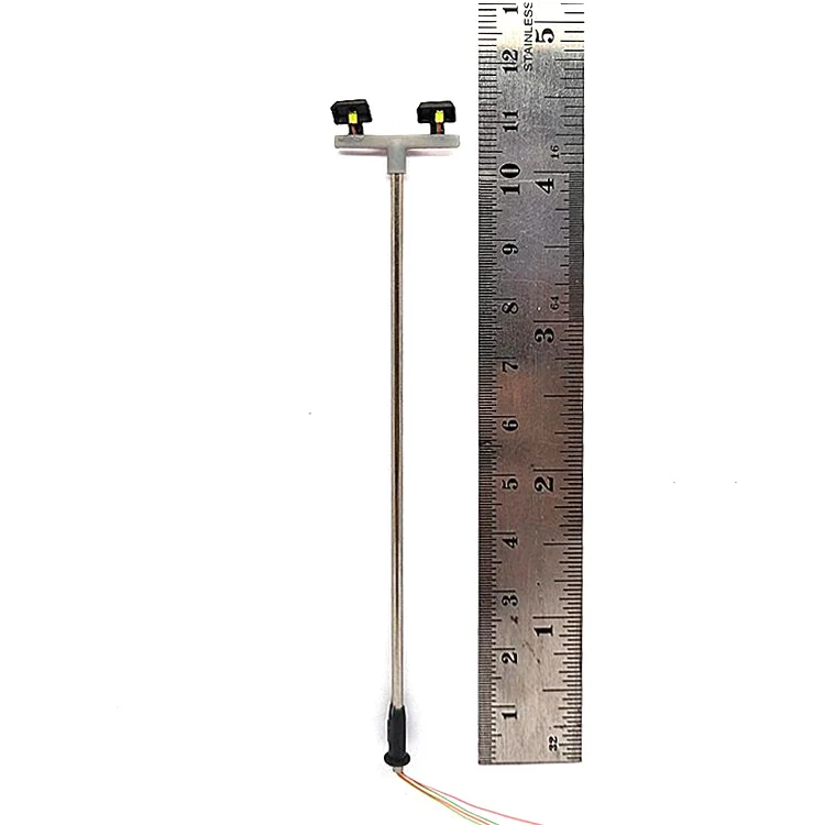 2Led Street Lamp 10Pcs 1:100 Ho Scale Street Light Scenery Mini Lamppost For Sand Table Model 2