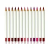 26 Colors Matte Waterproof Vegan Brown Lip Liner Eyebrow Pencil Eyeliner Private Label Lipliner White Pen Wholesale Makeup 3