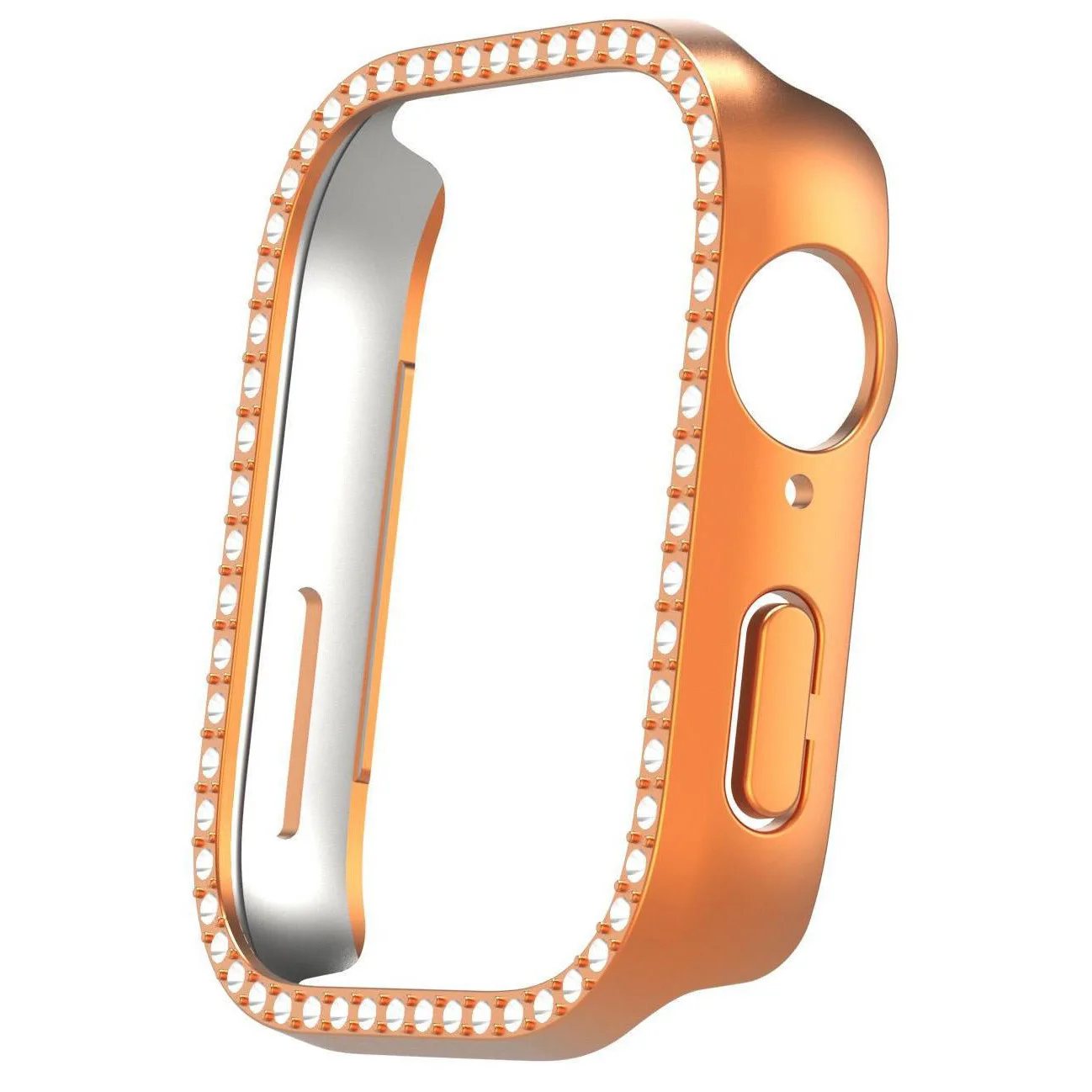 Diamond-Embellished All-Around Protective Watch Bumper Cover