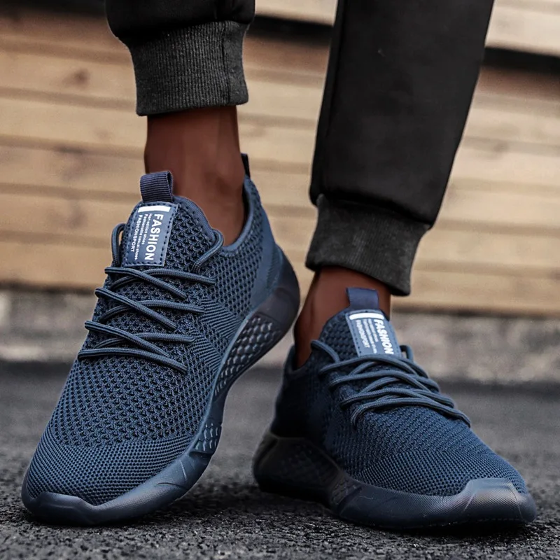 Mesh Breathable Men Casual Shoes Comfortable Male Tennis Anti-slip Outdoor Sneakers Soft Sole Sport Shoe Zapatillas de Hombre 5