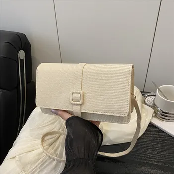 Borsa Estiva alla Moda per Donne, Nuova Borsa a Tracolla Singola, Piccola Borsa Quadrata alla Moda