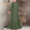 Women Muslim Kaftan Abaya Dubai Turkey Muslim Fashion Hijab Dress Kaftan Islam Clothing African Maxi Dresses Arab Robe