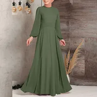 Women Muslim Kaftan Abaya Dubai Turkey Muslim Fashion Hijab Dress Kaftan Islam Clothing African Maxi Dresses Arab Robe