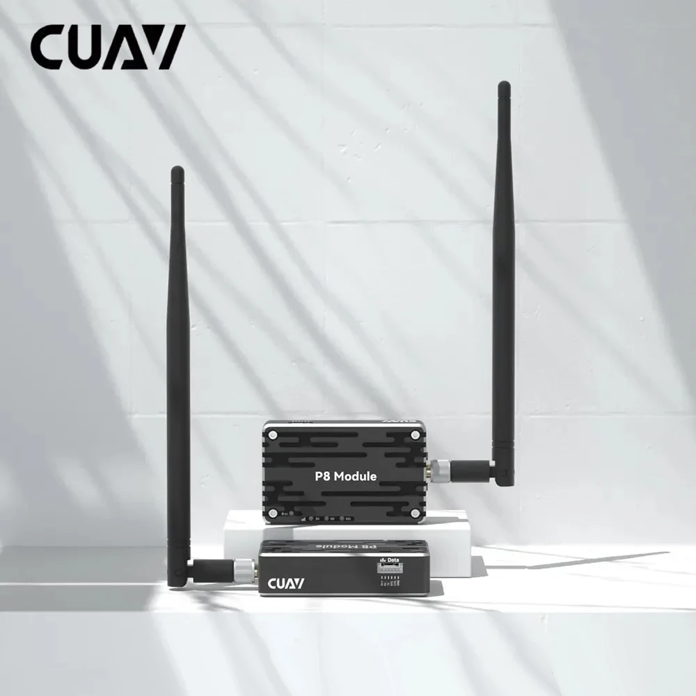 CUAV P8 Radio Telemetry Module Set 900MHz UAV Long Range Data Link for PX4 Pixhawk Flight Controller Ground Station Sky Air Unit