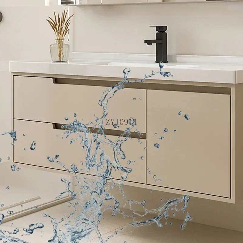 Bathroom Column Storage Filing Cabinets Furniture Luxury Cabinet Washbasin Wc Drawer Shelf Mirrors Wooden