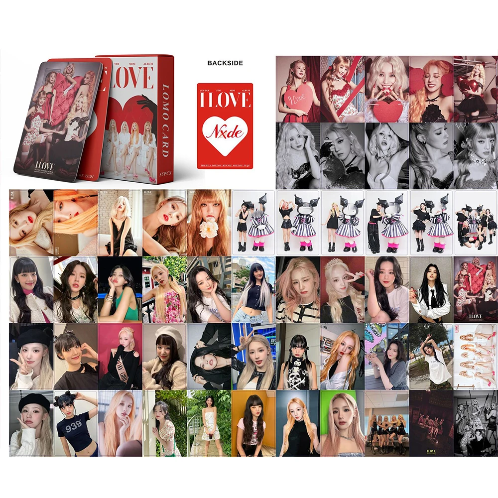 KPOP (G)I-DLE I LOVE Album NXDE 55pcs Photocard 2022 World