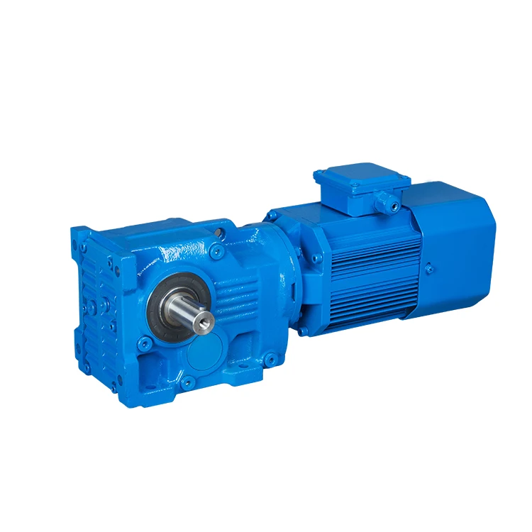 

Hot sales k77 5hp 90 degree gear box motor reducer