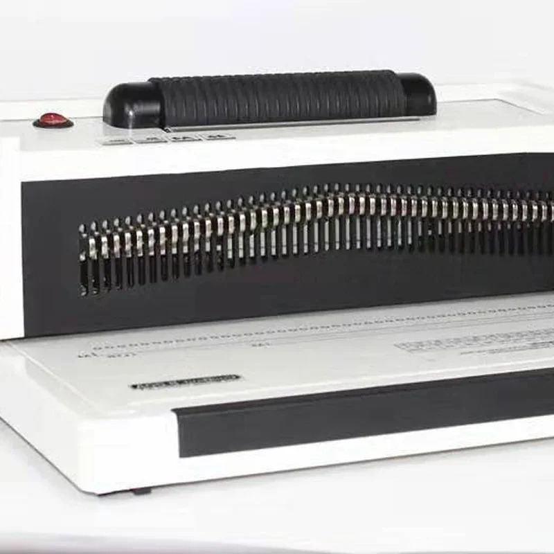 220v 전기 S20A 전기 카드 루스 리프 펀칭 기계 나선형 플라스틱 링 바인딩 및 펀칭 기계 단일 코일 바인딩