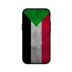 sudan-vlag-kaart-ontwerp-zachte-telefoonhoes.nl