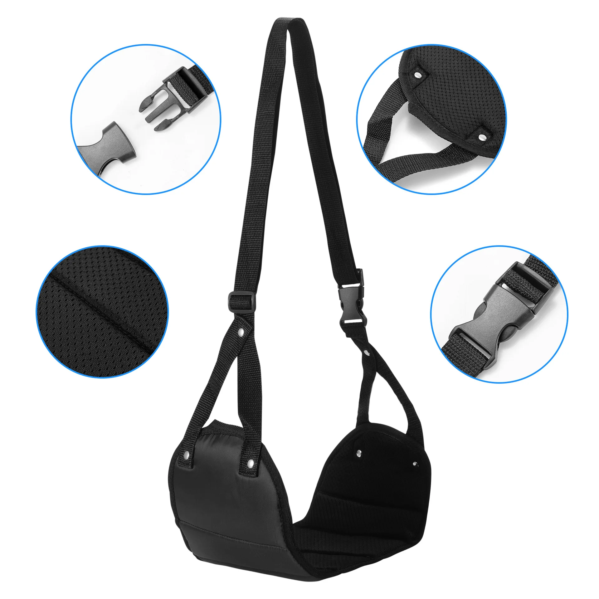 Description Picture 2 of itemAirplane Footrest Hammock Flight Car Travel Seat Foot Rest Pad Adjustable Train Portable Sleeping Pillows Accessories