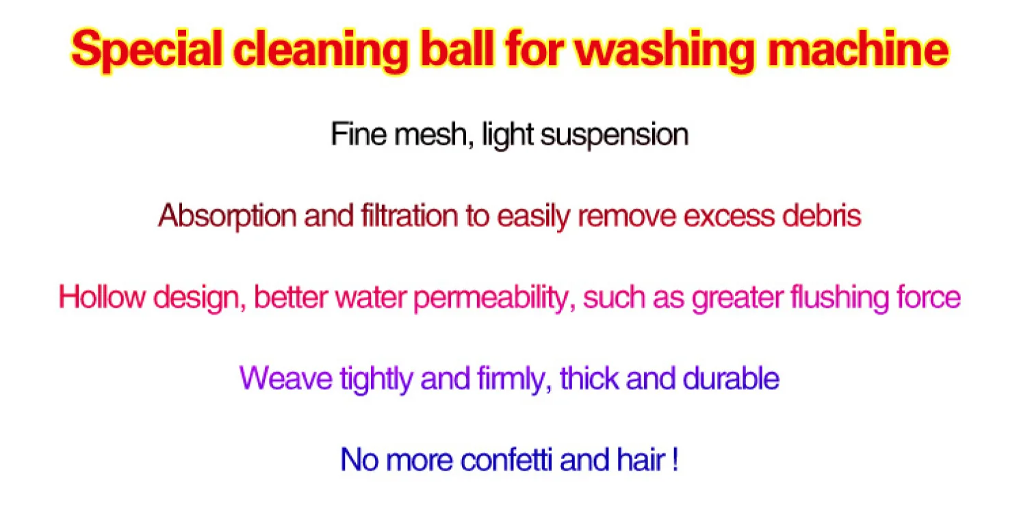 Description Picture 4 of itemLaundry Balls Washing Machine Floating Filter Bags Lint Filter Lint Remover Cleaning Stain Removal Laundry Balls Clothes