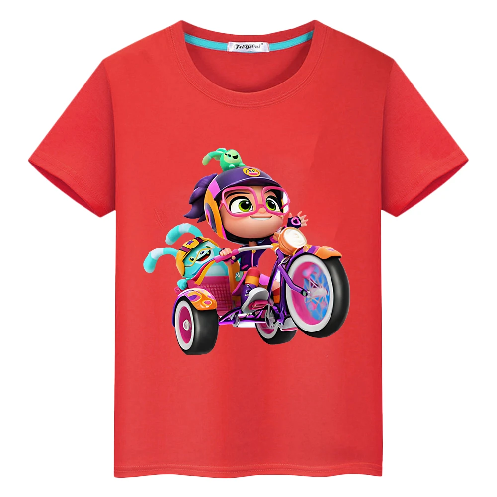 

Summer Cute T-shirt Abby Hatcher Print 100%Cotton Short cartoons Tops anime Tees pride tshirt y2k kid Day gift boy girl clothes