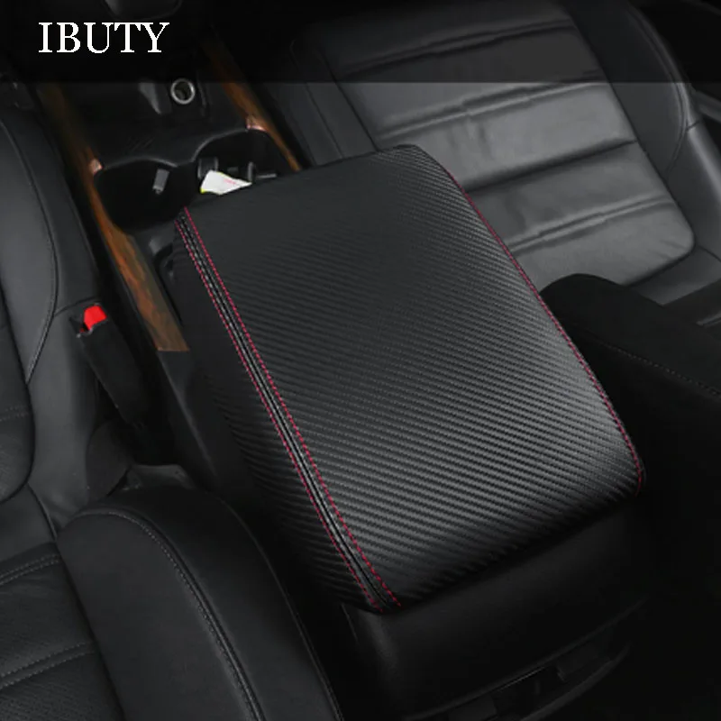 

For Honda CRV 2021 2020 2019 Leather Car Armrest Box Cover Center Console Organizer Protection Case Sticker Interior Accessories