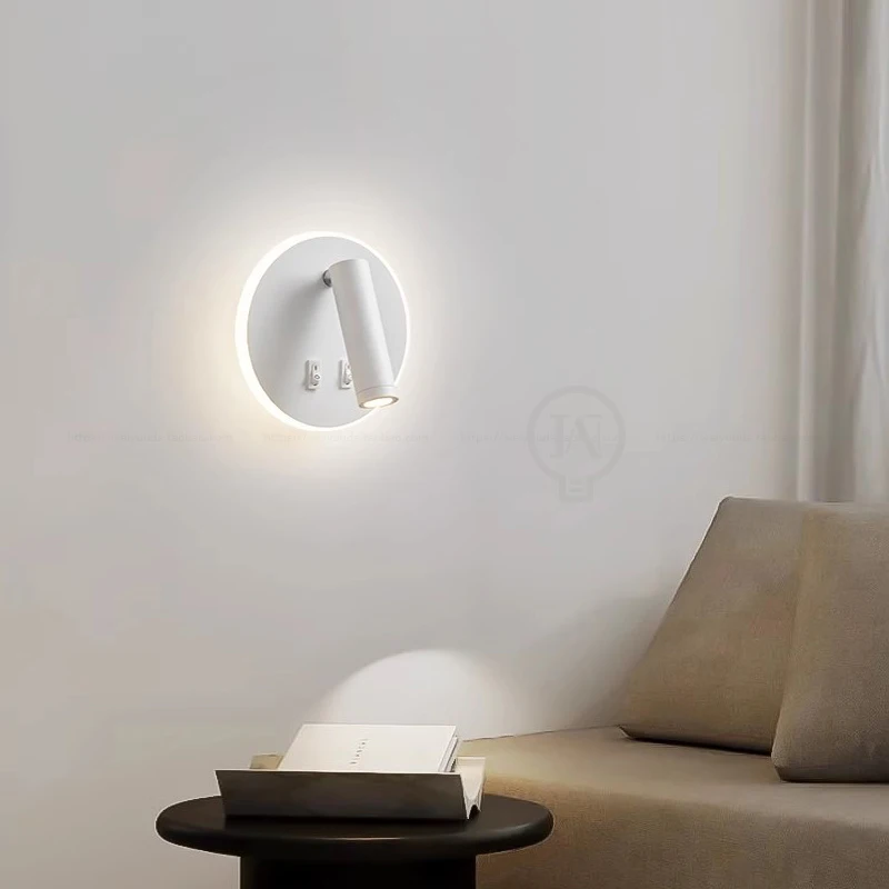 13W Wall Light Backlight 350 degree rotation adjustable Wall Lamp Hotel Bedroom Bedside Study Reading Sconce Lamp With switch led light led wall lamp wall light led reading light