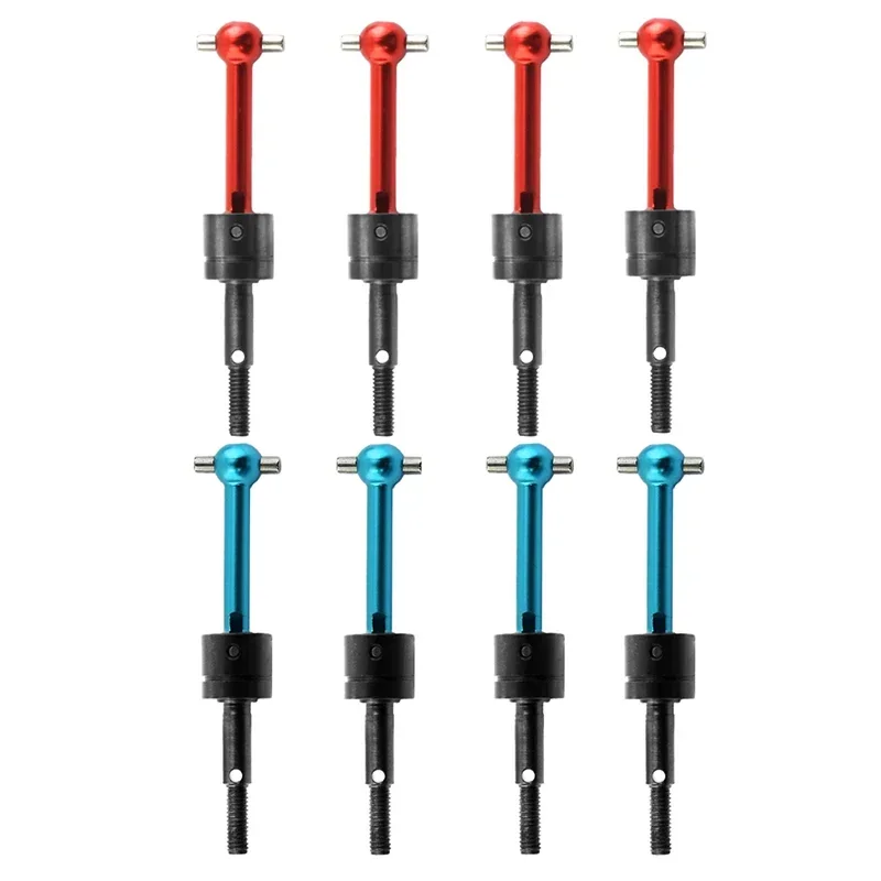 

4 шт. металлический Универсальный приводной вал Driveshaft CVD 53792 для Tamiya TT01 TT02 tt5000 TT01E TA04 1/10 Радиоуправляемая машинка