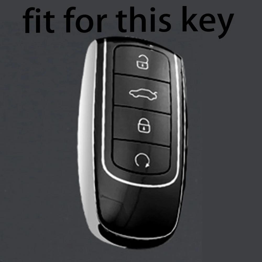 Premium Transparent TPU Car Remote Key Case Cover Accessory