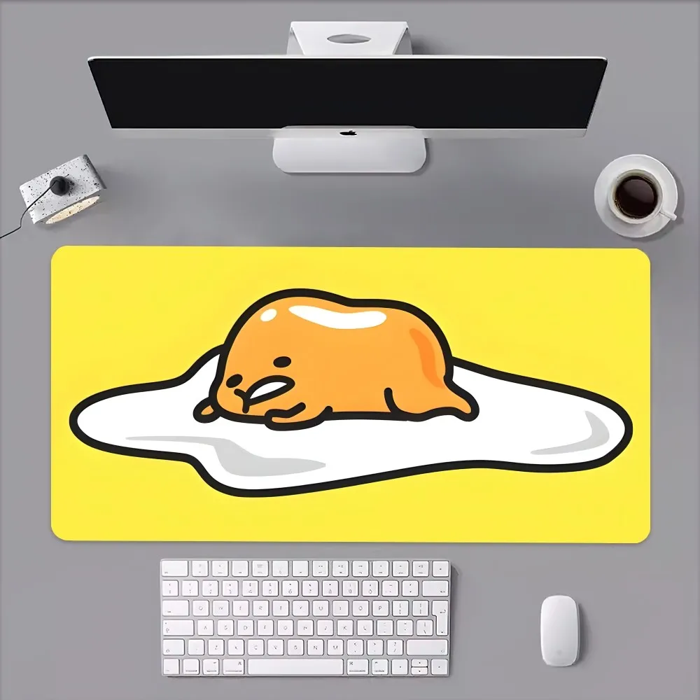 MINISO Saniro Funny Gudetama Cute Mouse Pad Computer Laptop Gaming Office Wrist Guard Non Slip Keyboard Pad 3