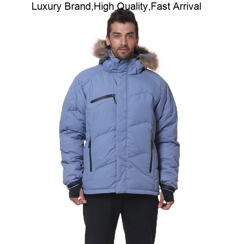 

New 2023 Warm Fashion Coat Waterproof Down s Hooded Outwear Overcoat Mens Winter Jacket