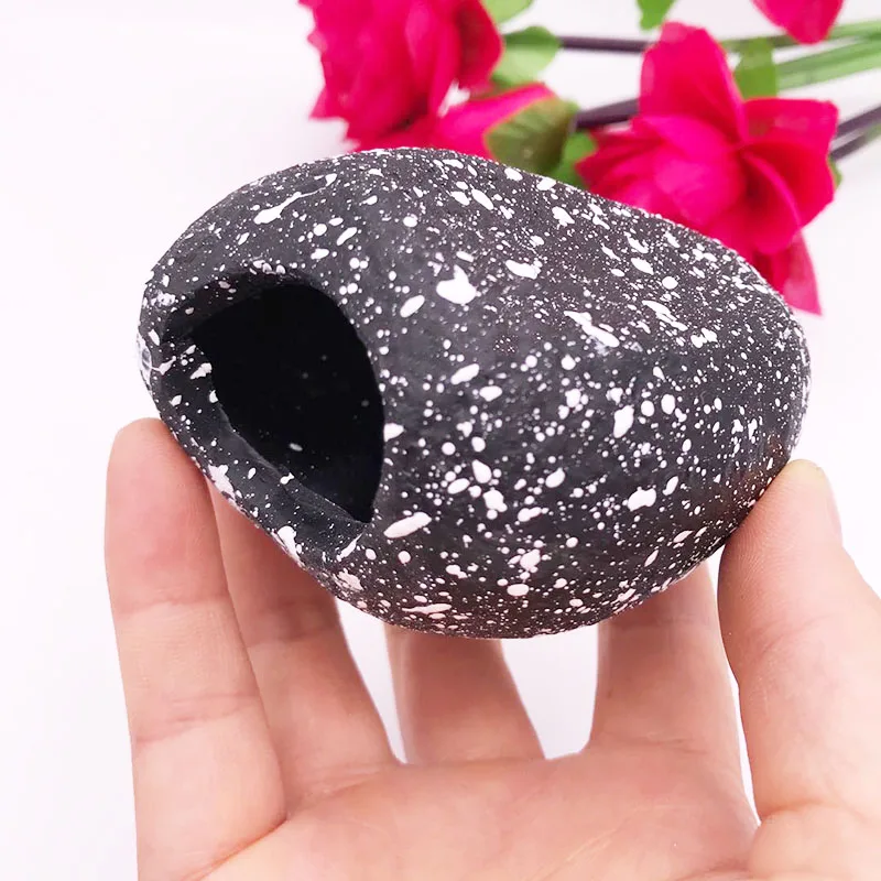 

Ceramic Aquarium Decor Cichlid Stone Rock Cave Stone Decoration Fish Tank Breeding Housing Shelter Ornament For Fish Shrimp