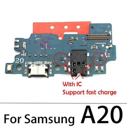 USB Charger Charging Port For Samsung A71 A70 A51 A50 A41 A40 A31 A30 A21S A20 A60 A10 Dock Connector Microphone Board - Image 3
