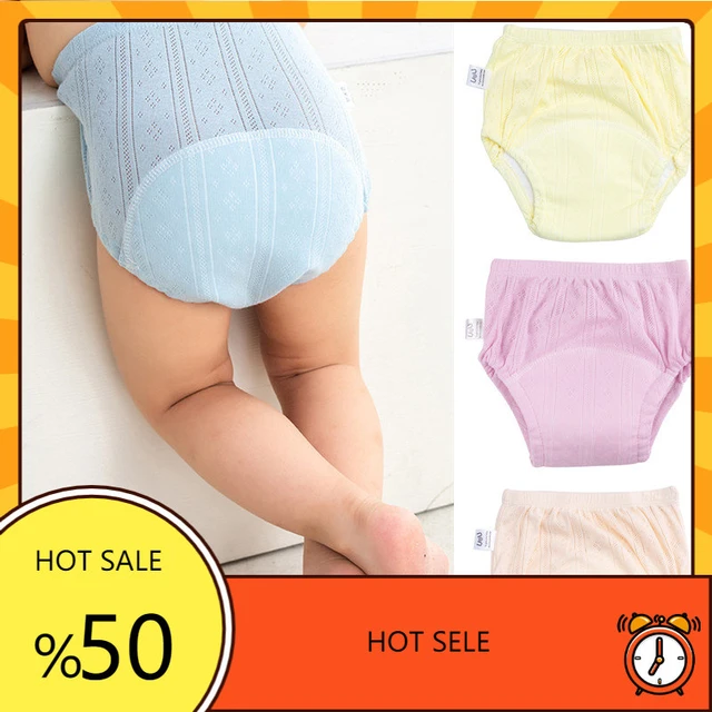 Pañales reutilizables de algodón para bebé recién nacido, pantalones de  entrenamiento para niño, bragas de verano, pañales de tela lavables y  transpirables, pañal ecológico - AliExpress