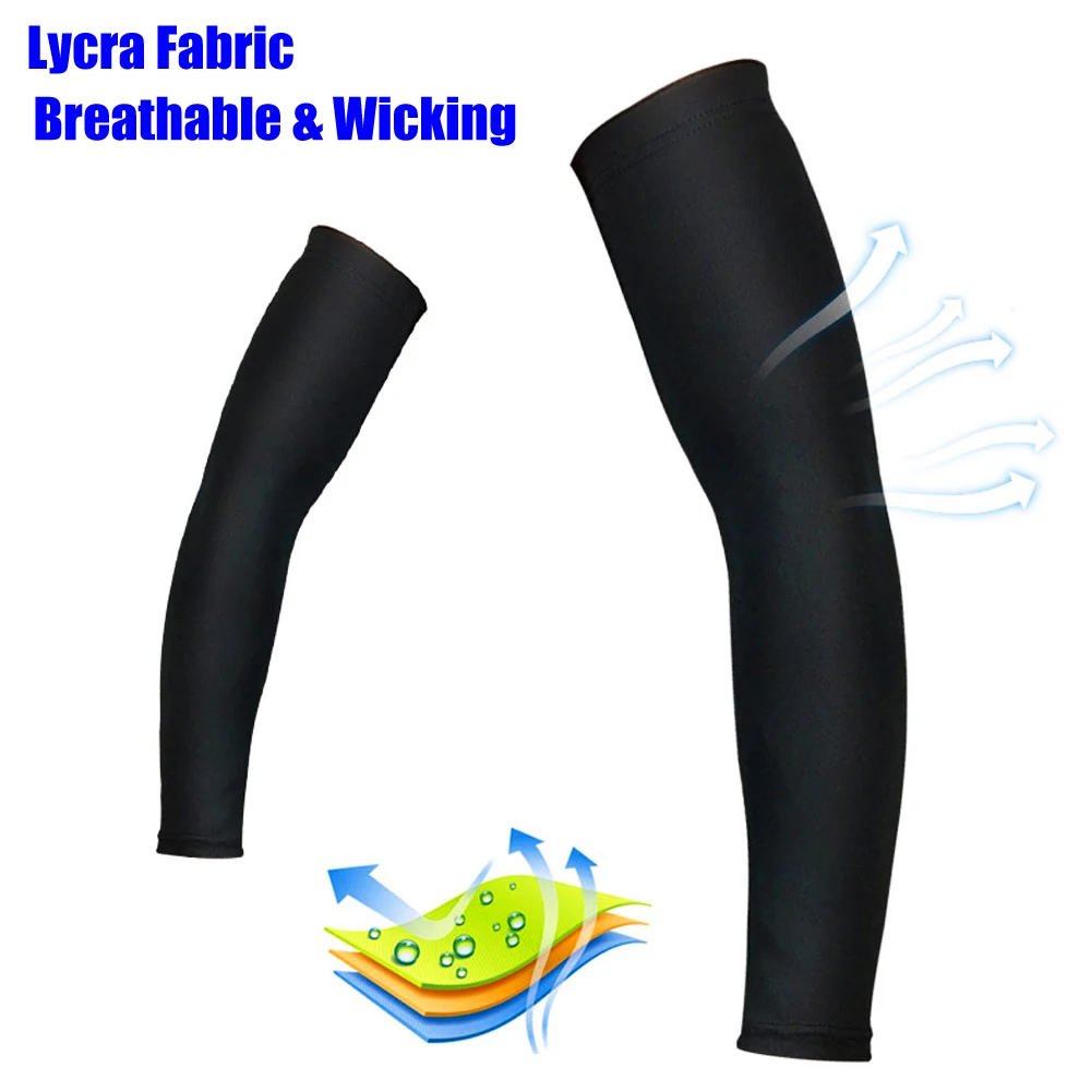 Sun Protection Sleeves Cycling Arm Covers Arm Cooling Sleeves Cut Resistant Arm Sleeves Arm Compression Sleeves Bike Arm Sleeves 1Pcs Unisex Arm Sleeves UV Protection Golf Sun Protection Arm Cooling Sleeve Sports Cooler Anti-slip Skin for Cycling
