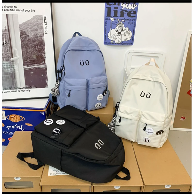 Mochilas escolares bonitas adolescentes, mochila de nailon para mochilas estudiantes universitarios, mochilas juveniles coreanas| | AliExpress