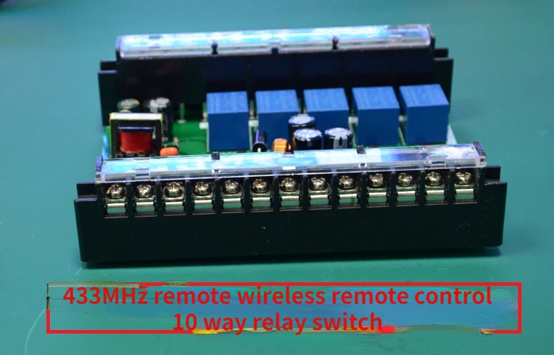 

433MHz Wireless with Remote Control Intelligent Control 10 Relay Control Equipment Can Be Connected to Solenoid Valve
