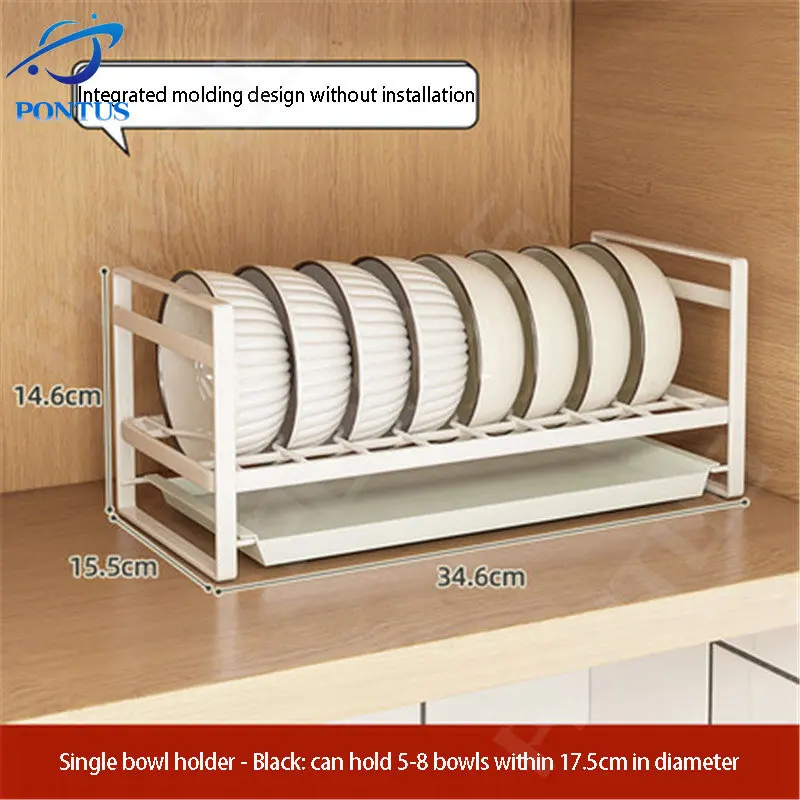 Bowl Plate Storage Dish Rack Cabinet Small Cabinet Built-in Rack Kitchen  Sink Drain Home Kitchen Single-layer Pot Cover Frame - AliExpress