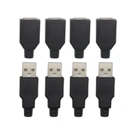 【10-2PCS】USB 2.0 ชายหญิงปลั๊กเชื่อมข้อมูล OTG สายเชื่อมต่อสายเคเบิล DIY อุปกรณ์เสริม 1