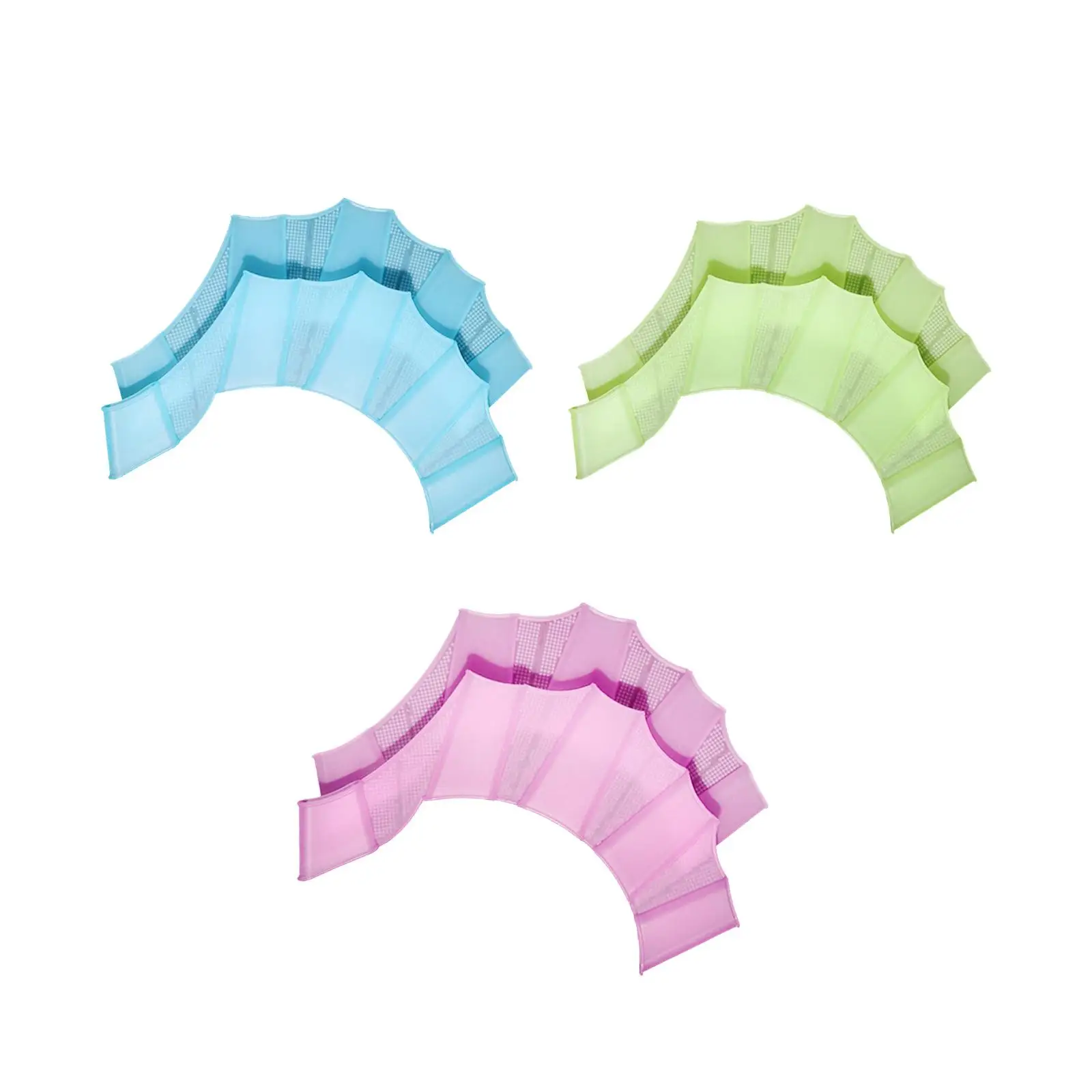 

Swimming Hand Fins Silicone Soft Hand Paddles Silicone Gear Webbed Swimming Gloves Swim Training Gloves for Swimming Snorkeling