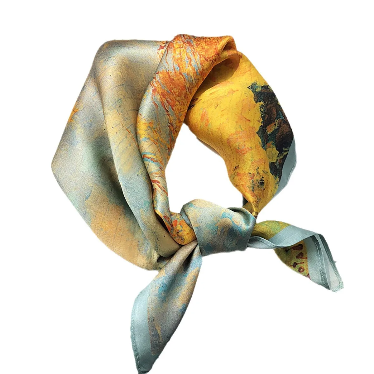 1Pcs 100% Mulberry Silk Women Square Scarves Wrap Kerchief Mulberry Fashion Silk Scarf Luxury High Quality Headband Hijab Shawls