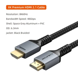 Ultra High - Speed 8K HDMI 2.1 Cable - 48Gbps, 4K/120Hz & 8K/60Hz - 3m (8K HDMI 2.1 cable)