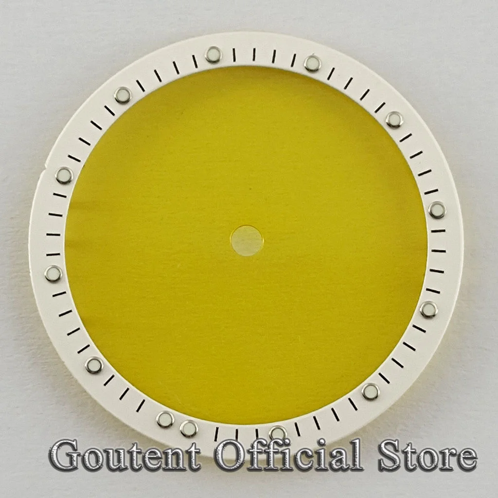Goutent Elegant Black Blue White Perspective Dial with See-through Design for Automatic Movement Watches