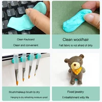 Multifunctional Fixed Glue Clay Paste Adhesive Tacky Reusable Nail Wall Safe Sticky Tack Picture Hangers Fasteners Display Clay 2