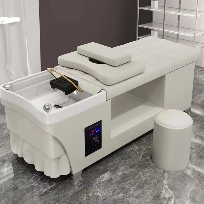 

Barber Minimalistic Shampoo Chairs Makeup Lounge Equipment Shampoo Chairs Beauty Fotel Fryzjerski Beauty Salon Furniture MZ50SC