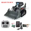 1/14 Hydraulic Loader Metal LESU Aoue-Lt5 Radio Control Tracked Skid-Steer RC Truck Model Lights Toys Adults Thzh1209-Smt9 1