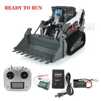 1/14 Hydraulic Loader Metal LESU Aoue-Lt5 Radio Control Tracked Skid-Steer RC Truck Model Lights Toys Adults Thzh1209-Smt9 1