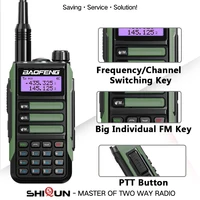 UV16 Baofeng Max Walkie Talkie Professional UV16r Ham 2 Way Radio Battery V2 Plus 10W Powerful Waterproof VHF UHF USB-C Charger 2