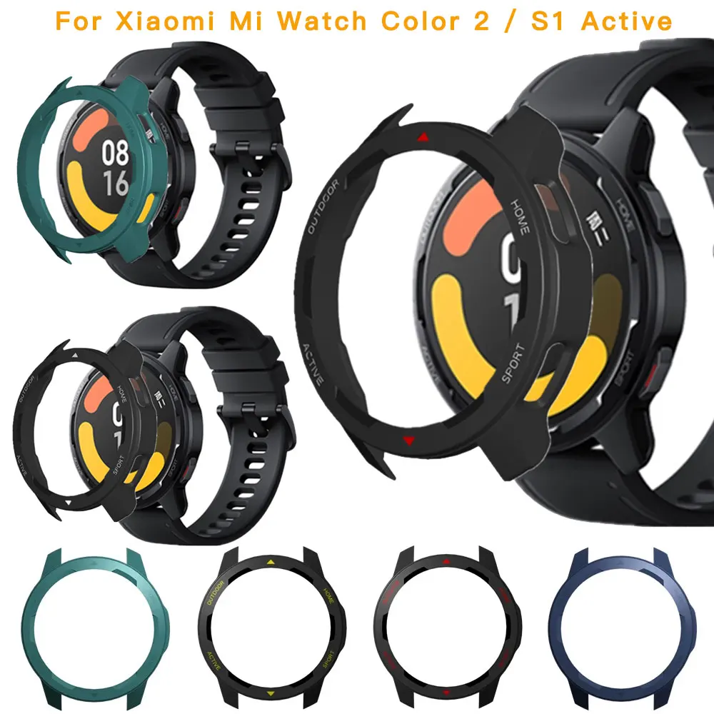 

PC Hard Cases For Xiaomi Watch S1 Active Color2 Protector Cover Case For Mi Watch Color 2 Smart Watch Protective Bumper Cover