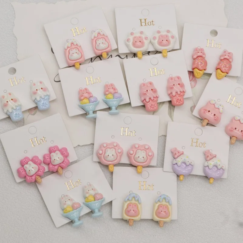 

Праздничный подарок для девочек, розовая Корона, бант, медведь, симпатичный, не пирсинг, клипсы, серьги, ювелирные изделия на день рождения