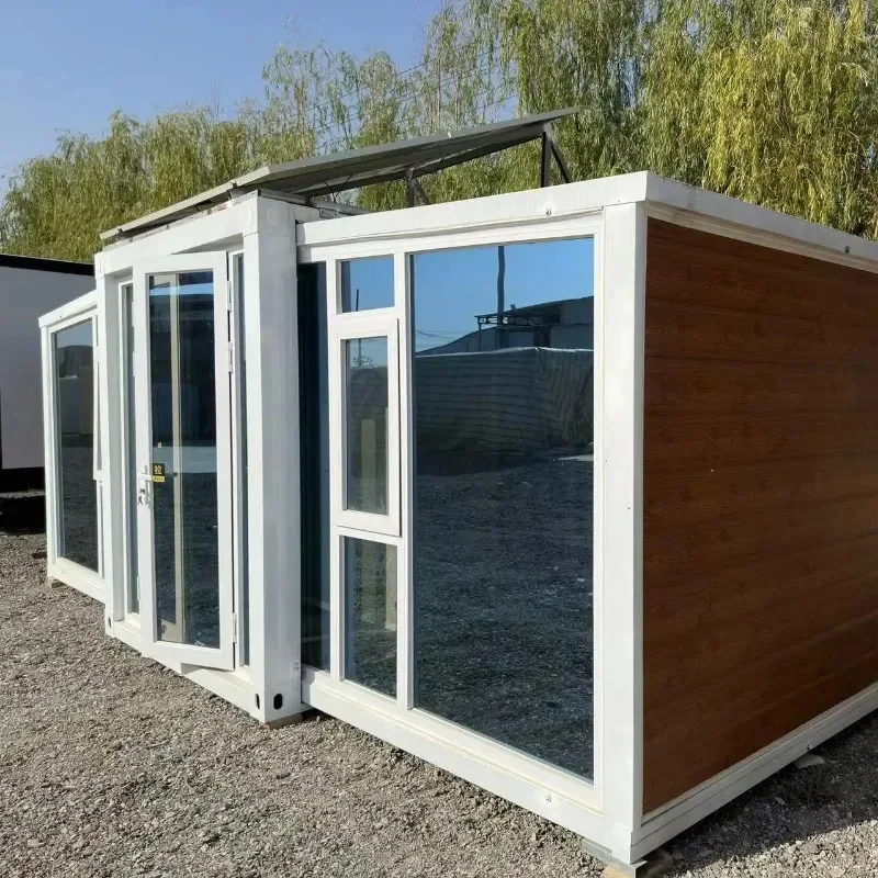 Prezzo Basso High End Double Wings Casa Pieghevole 1 Camera Da Letto 1 Bagno 1 Kicken Container House