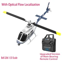 RC ERA C138 Bell 206 2.4G 6CH 6-axis gyroscope GPS 1:33 ratio RC helicopter RTF with optical flow positioning mode 1 mode 2 1